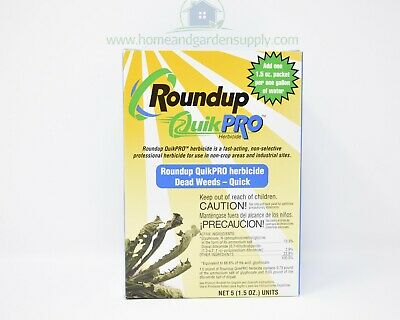 Roundup QuickPro 3 Boxes- Makes 15 Gallons 73.3% Glyphosate Weed Root Killer